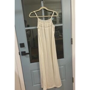 y2k Just For Wraps Maxi Dress Coquette‎ Boho Fairy Cottage Whimsy Sz Medium M